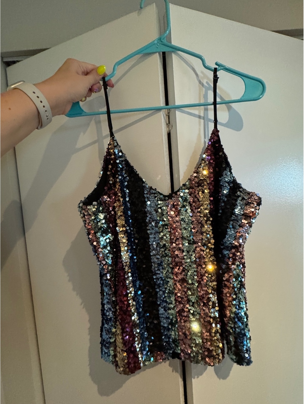 Cupcakes & Cashmere Multicolor sequin camisole - Large